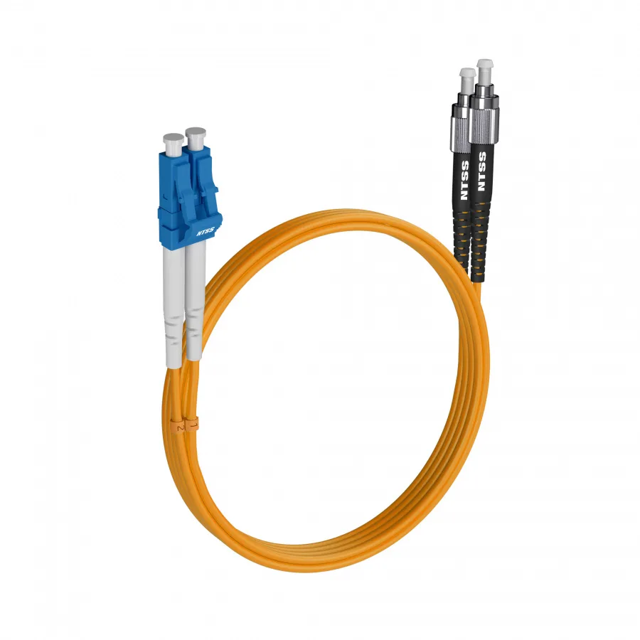 Шнур оптический NTSS dpc LC/UPC-FC/UPC 9/125 3.0мм 3м LSZH (патч-корд)