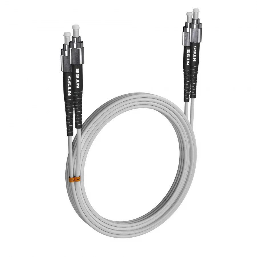 Шнур оптический NTSS dpc FC/UPC-FC/UPC 9/125 G.657A2 3.0мм 30м LSZH (патч-корд)