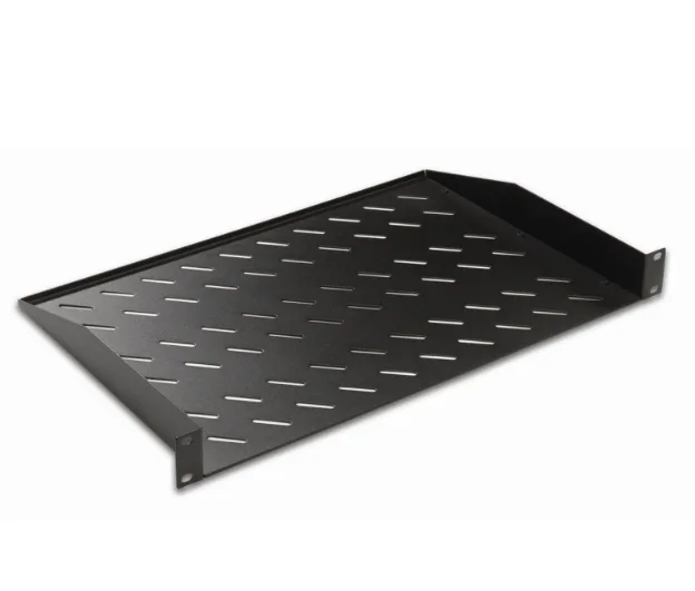 Полка консольная 19", 1U, глубина 250мм,черная