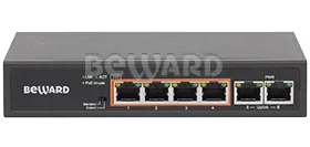 ST-6HP4 Коммутатор Ethernet с поддержкой PoE неуправляемый 6 портов Beward
