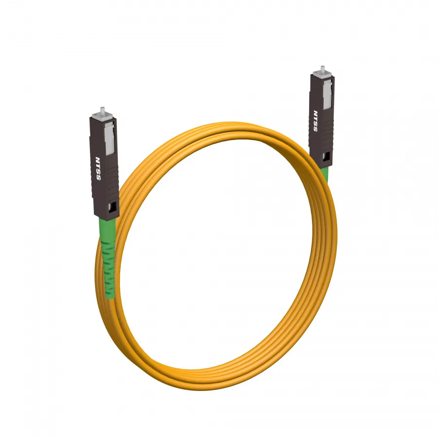 Шнур оптический NTSS spc MU/APC-MU/APC 9/125 3.0мм 3м LSZH (патч-корд)