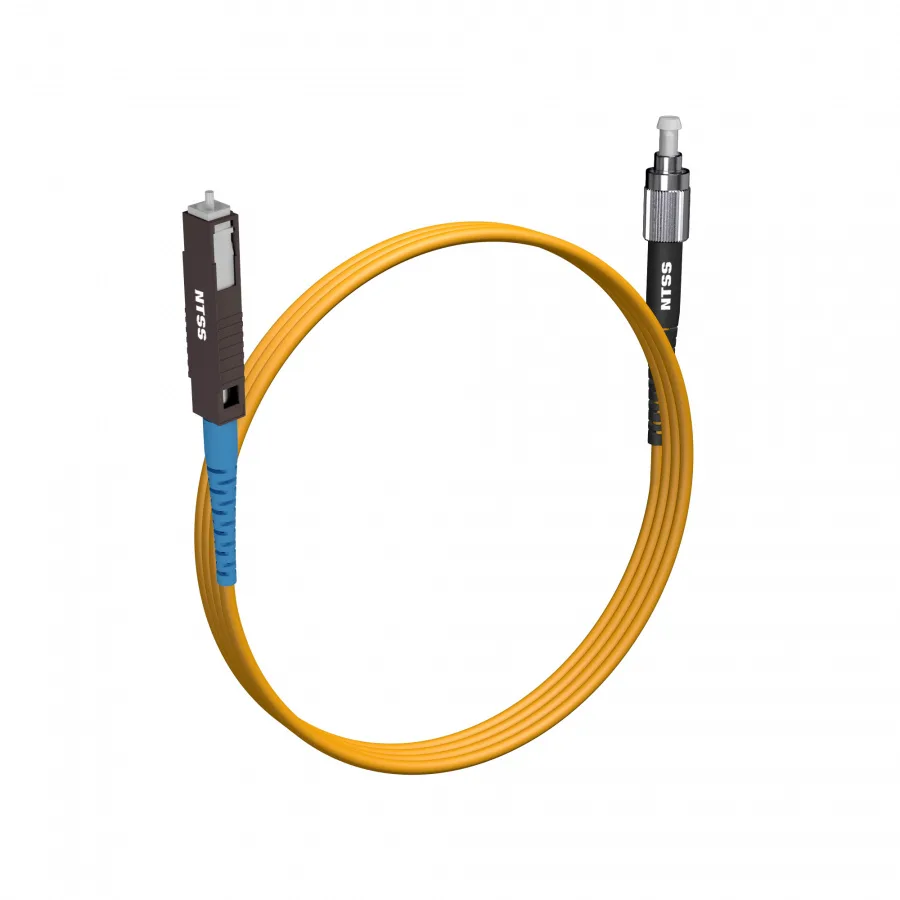 Шнур оптический NTSS spc MU/UPC-FC/UPC 9/125 2.0мм 2м LSZH (патч-корд)