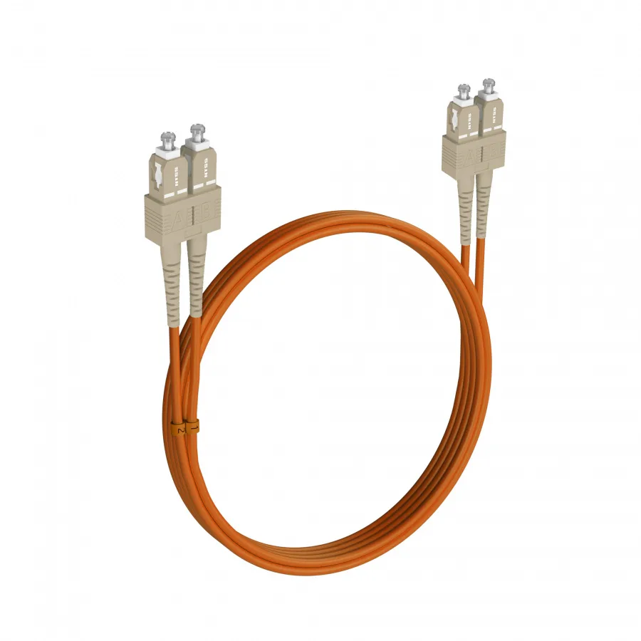 Шнур оптический NTSS PREMIUM dpc SC/UPC-SC/UPC 62.5/125 2.0мм 10м LSZH (патч-корд)