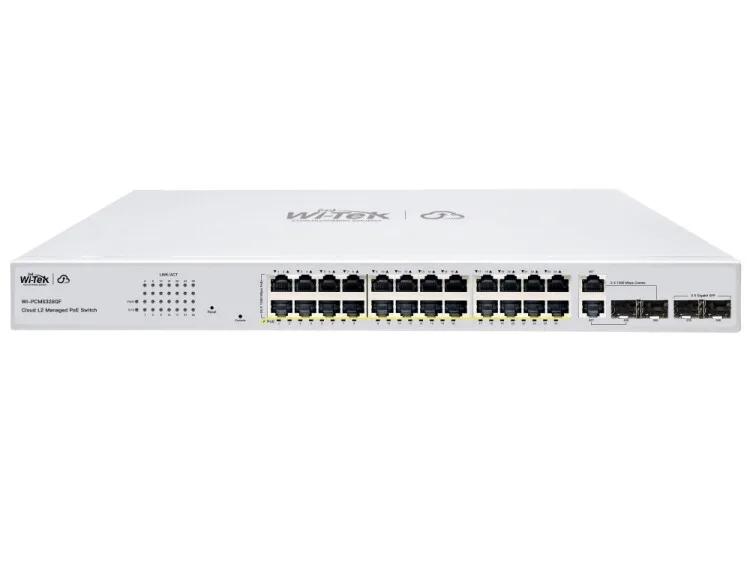 WI-PCMS328GF v2 Коммутатор L2 PoE Wi-Tek