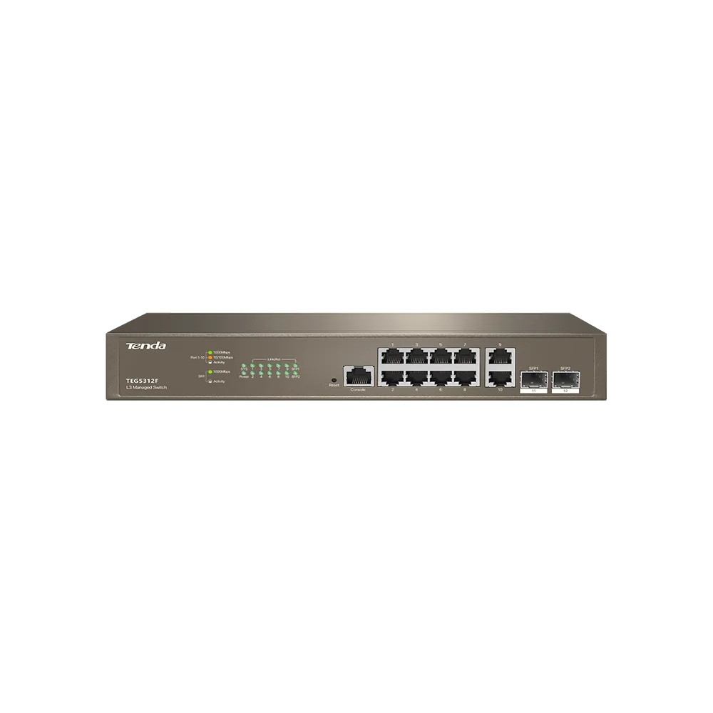 TEG5312F Коммутатор 12-портовый Tenda