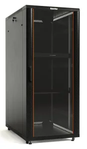 Hyperline TTB-4266-AS-RAL9004 Шкаф напольный 19-дюймовый, 42U, 2055x600х600 мм (ВхШхГ)