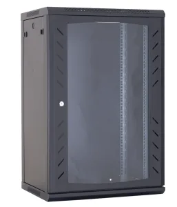 Шкаф 19" 18U SIT-WM182 телекоммуникационный настенный размеры(ШхГхВ) 600*450*901мм