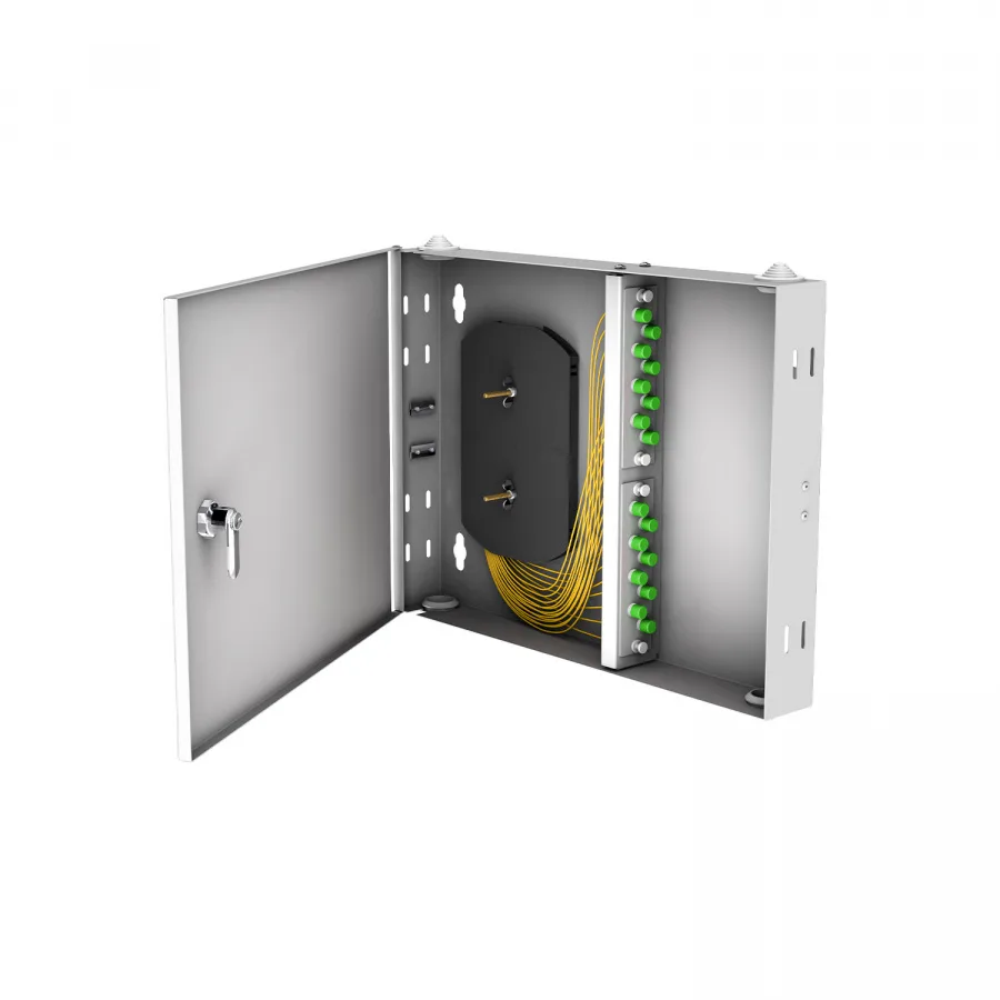 Кросс настенный NTSS PREMIUM, предсобранный, 12 портов FC/APC, 9/125 мкм