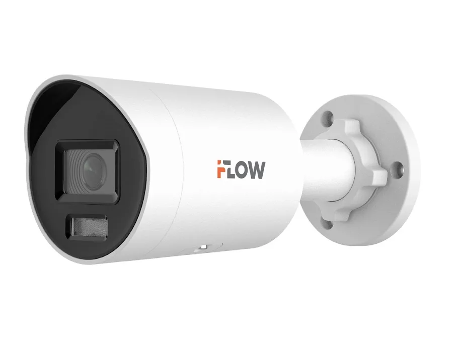F-IC-2182C2M(4mm) (Аналог DS-2CD2083G2-LI2U) 8Мп уличная цилиндрическая IP-камера с гибридной Smart подсветкой до 40м и технологией SharpSense iFlow