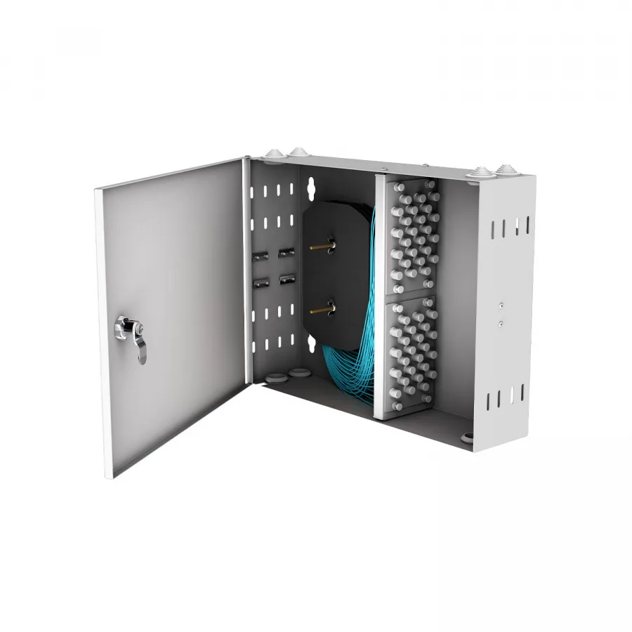 Кросс настенный NTSS PREMIUM, предсобранный, 48 портов FC/UPC, 50/125 мкм OM3