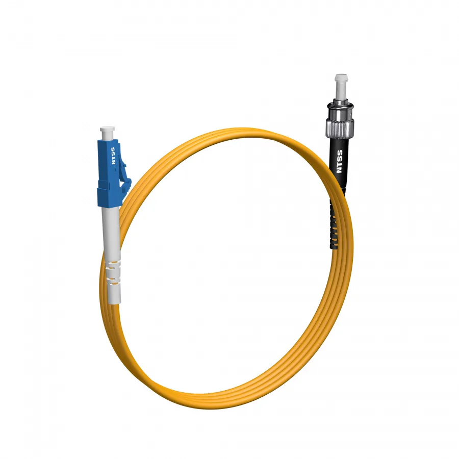 Шнур оптический NTSS spc LC/UPC-ST/UPC 9/125 3.0мм 1м LSZH (патч-корд)
