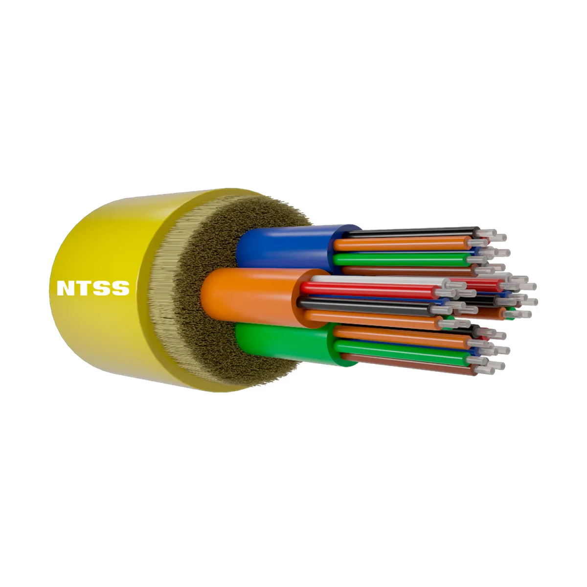 Оптический кабель внутренний NTSS PREMIUM 72 волокна микромодули (6х12), OS2, 9/125, нг(A)-HFLTx, жёлтый
