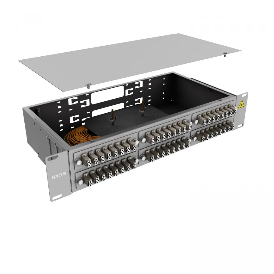 Кросс 19" NTSS PREMIUM, предсобранный 2U, 32 порта LC/UPC duplex, 62.5/125 мкм