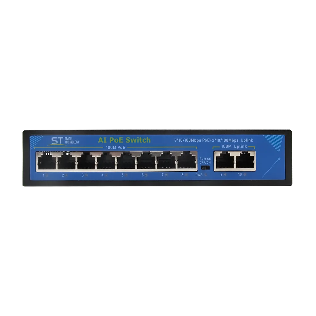 ST-S85POE(2M/120W/А) PRO (версия 4) Коммутатор Switch POE 8-ми портовый Space Technology