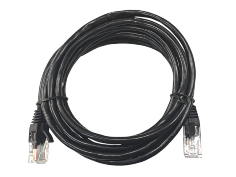 Патч-корд UTP4 cat 5e, 3,0м, ВС, LSZH, черный, литой коннектор NETKO Optima