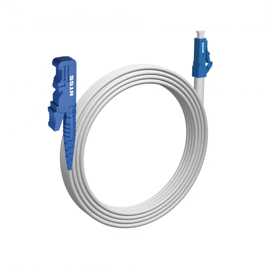 Шнур оптический NTSS spc E2000/UPC-LC/UPC 9/125 G.657A1 3.0мм 20м LSZH (патч-корд)