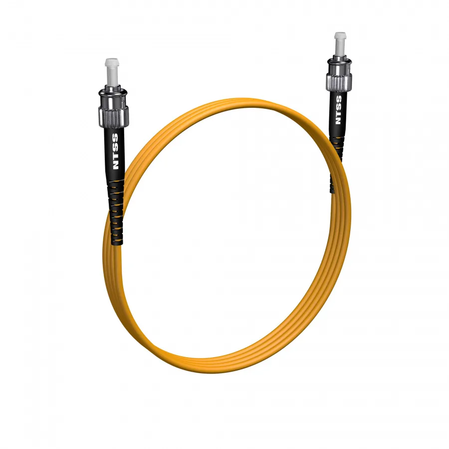 Шнур оптический NTSS PREMIUM spc ST/UPC-ST/UPC 9/125 2.0мм 1м LSZH (патч-корд)