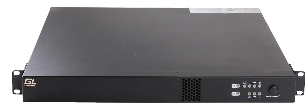 GL-UPS-OL01-1-1/6v*4*9a/1U ИБП On-Line компактный 1U 1 фаза 1000ВА/800Вт, 4акб * 9ач, 6 вольт, глубина 477 мм NIKOMAX