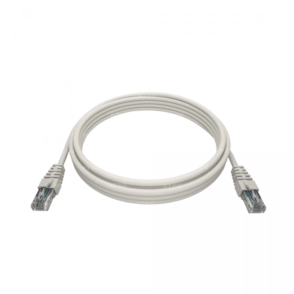 Патч-корд NTSS PREMIUM 2xRJ45/8P8C, T568B UTP CAT5e LSZH 0,3 метра, белый