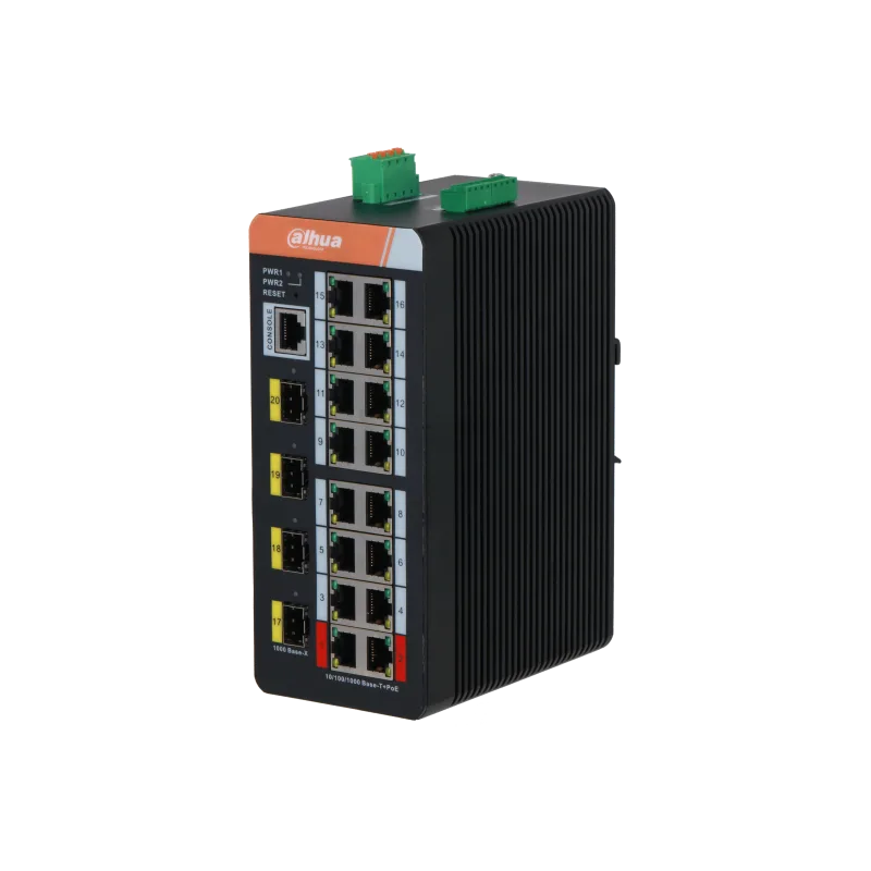 DH-IS4420-16GT-240 16-портовый гигабитный управляемый коммутатор с PoE Dahua