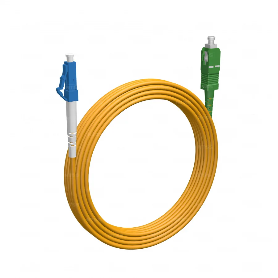 Шнур оптический NTSS spc LC/UPC-SC/APC 9/125 3.0мм 25м LSZH (патч-корд)