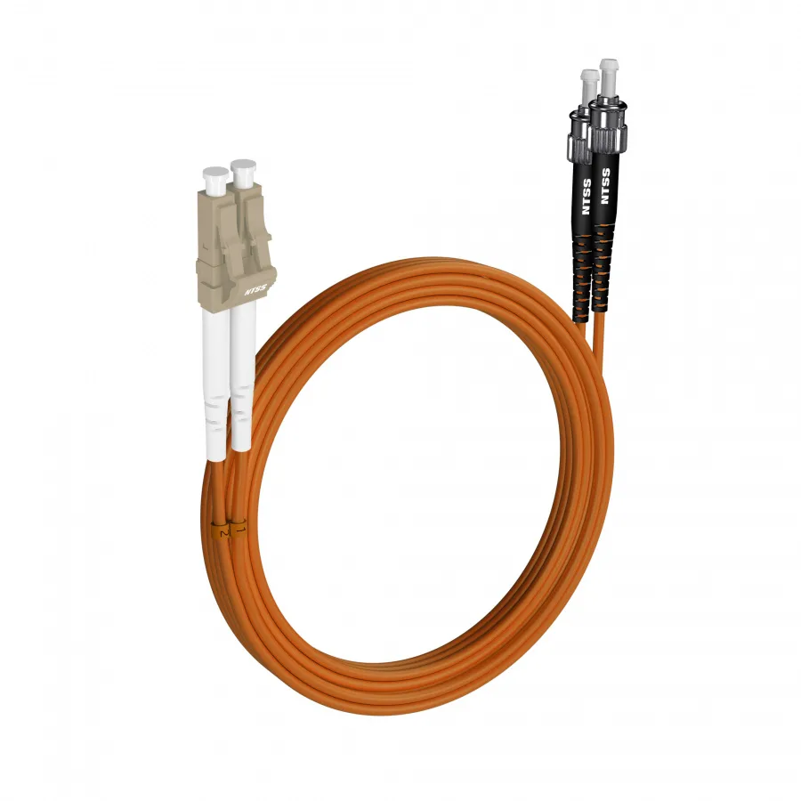 Шнур оптический NTSS PREMIUM dpc LC/UPC-ST/UPC 62.5/125 3.0мм 25м LSZH (патч-корд)