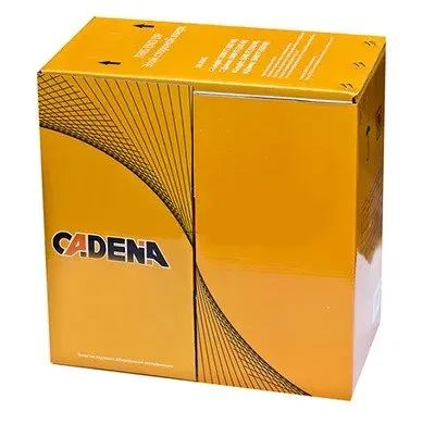 Кабель CADENA UTP 2 пары CAT5e внутренний, 500 м