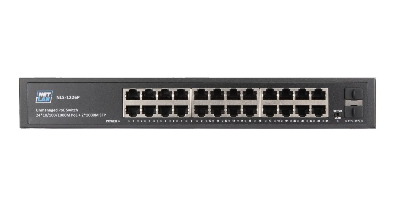 NLS-1226P Коммутатор неуправляемый NETLAN