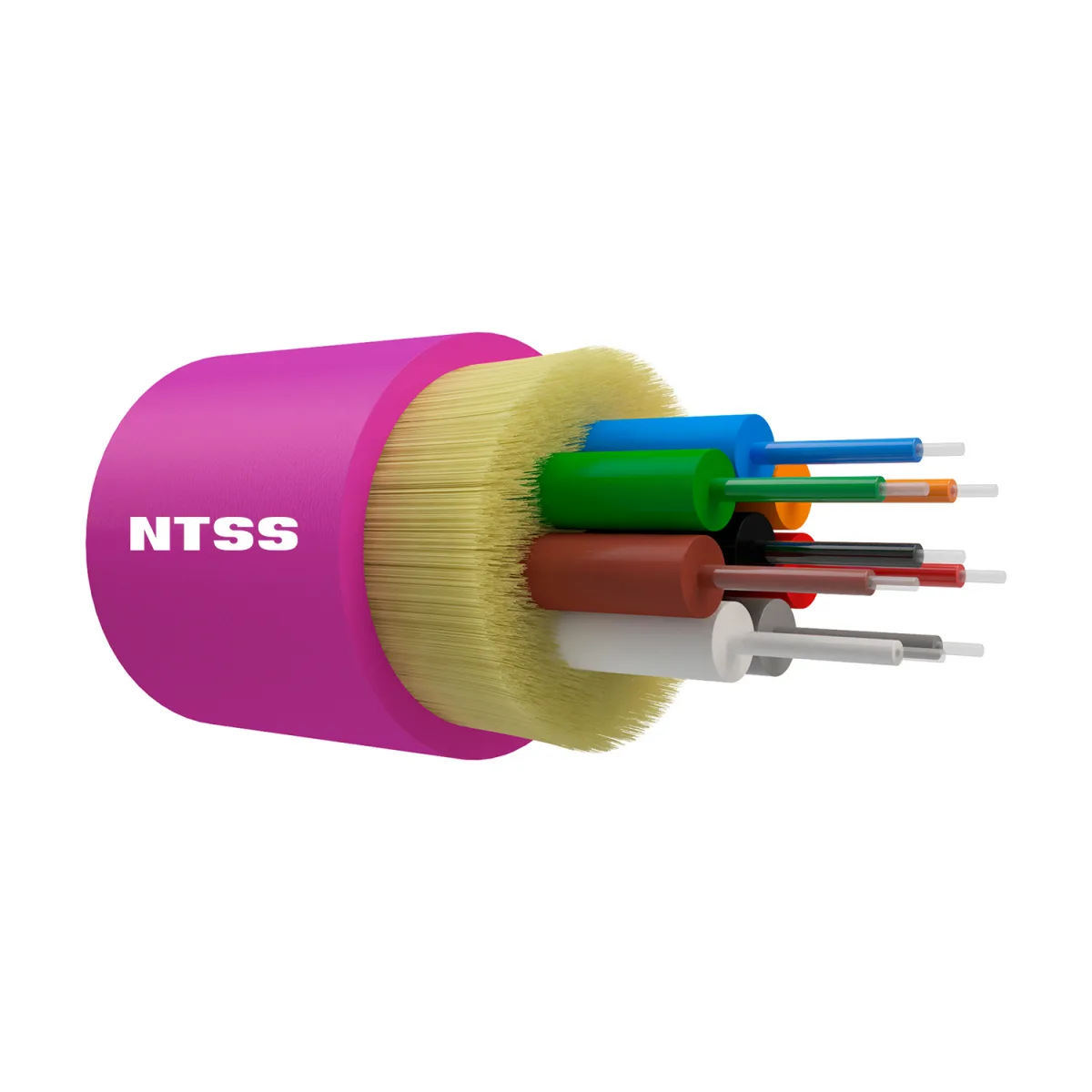 Оптический кабель внутренний NTSS PREMIUM 8 волокон OM4, 50/125, LSZH(нг(A)-HF), маджента