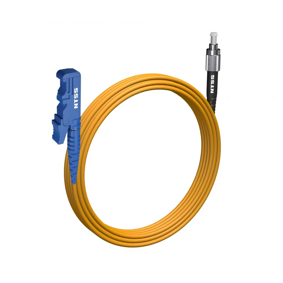 Шнур оптический NTSS spc E2000/UPC-FC/UPC 9/125 3.0мм 10м LSZH (патч-корд)