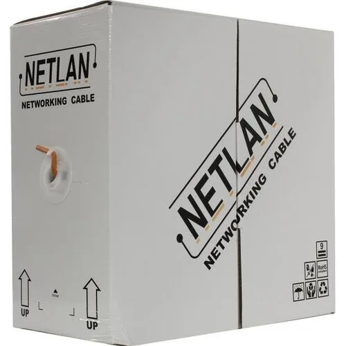 Кабель NETLAN F/UTP 4 пары, Кат.5е, внутрений, LSZH нг(В)-HF, оранжевый, 305м