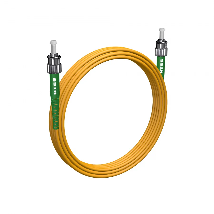 Шнур оптический NTSS spc ST/APC-ST/APC 9/125 3.0мм 8м LSZH (патч-корд)