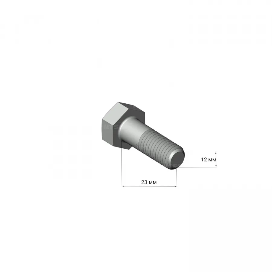 Болт шестигранный NTSS М12х30 DIN 933