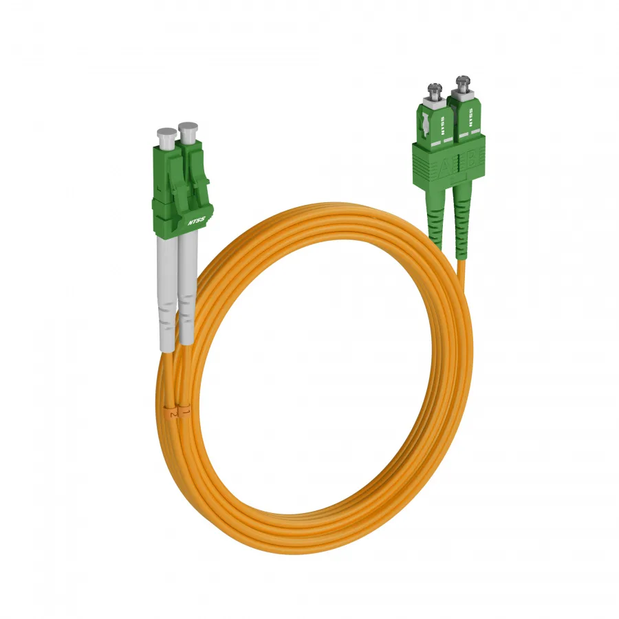 Шнур оптический NTSS PREMIUM dpc LC/APC-SC/APC 9/125 3.0мм 20м LSZH (патч-корд)