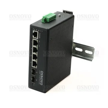 SW-80402-IL(port 90W,360W) Промышленный управляемый (L2+) PoE коммутатор Gigabit Ethernet на 6 портов OSNOVO