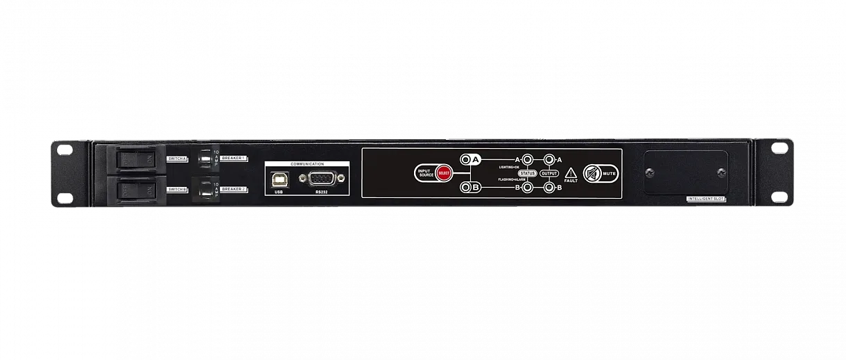 ATS -30A Автоматический переключатель вводов питания IEC C13x4, IEC C19x1, 1U Stark Country