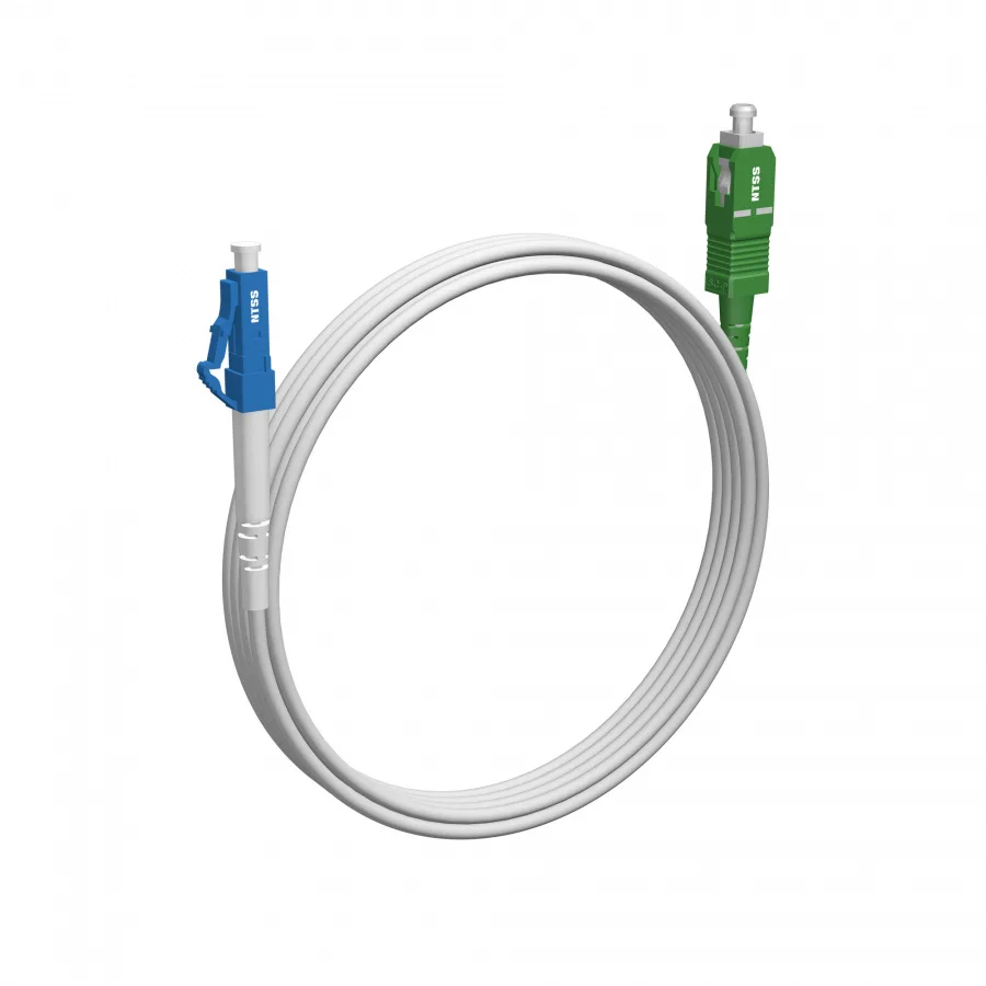 Шнур оптический NTSS spc LC/UPC-SC/APC 9/125 G.657A1 3.0мм 3м LSZH (патч-корд)