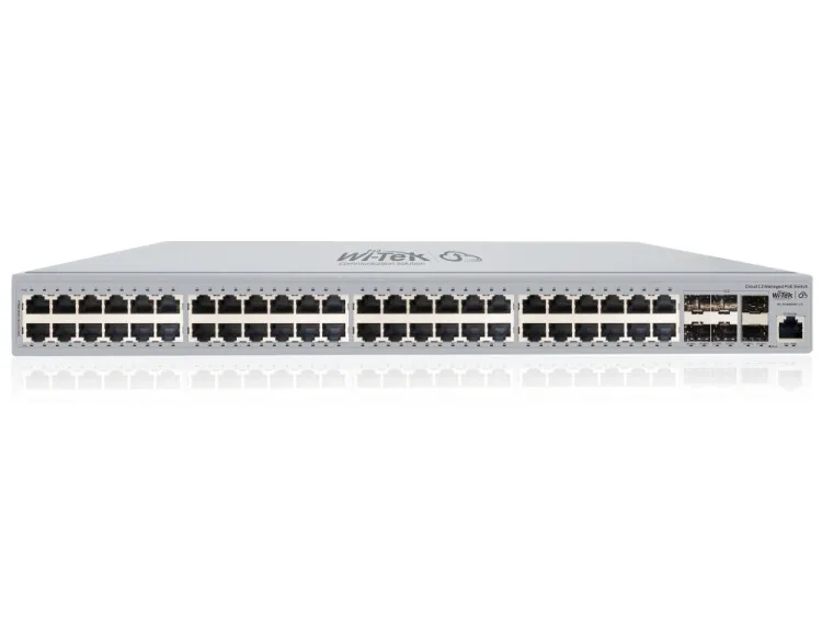 WI-PCMS554F-L3 v2 Управляемый коммутатор PoE Wi-Tek