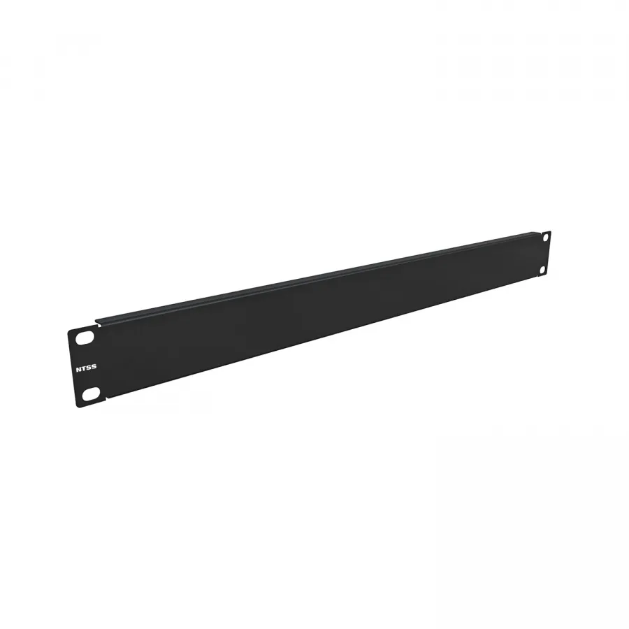 Панель 1U заглушка NTSS, крепление 19 1U, черный RAL 9005