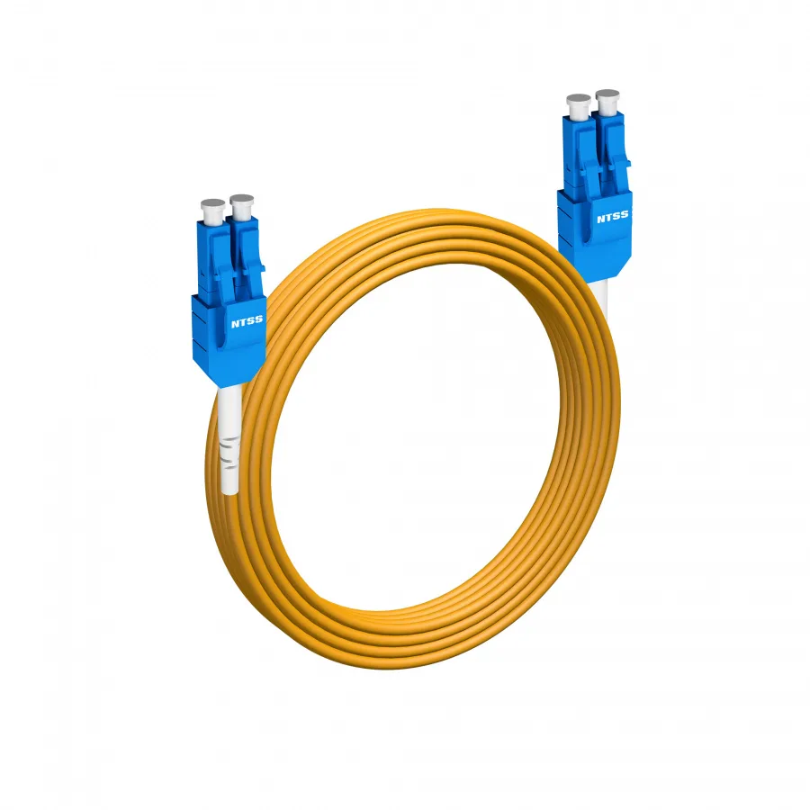 Шнур оптический NTSS PREMIUM dpc UniBoot Lcub/UPC-LCub/UPC 9/125 2.0мм 15м LSZH (патч-корд)