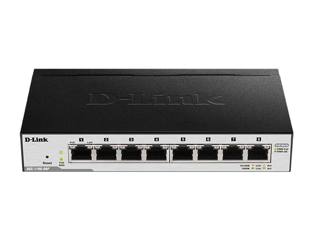 Коммутатор D-Link DGS-1100-08P/A2A