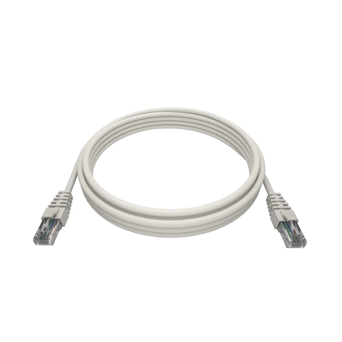 Патч-корд NTSS RJ45/8P8C, T568B UTP 6 кат. литой, 2 метра, LSZH, белый