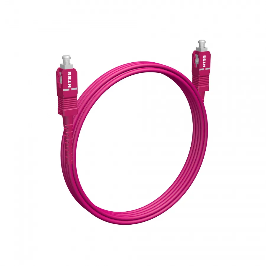 Шнур оптический NTSS PREMIUM spc SC/UPC-SC/UPC 50/125 ОМ4 2.0мм 4м LSZH (патч-корд)