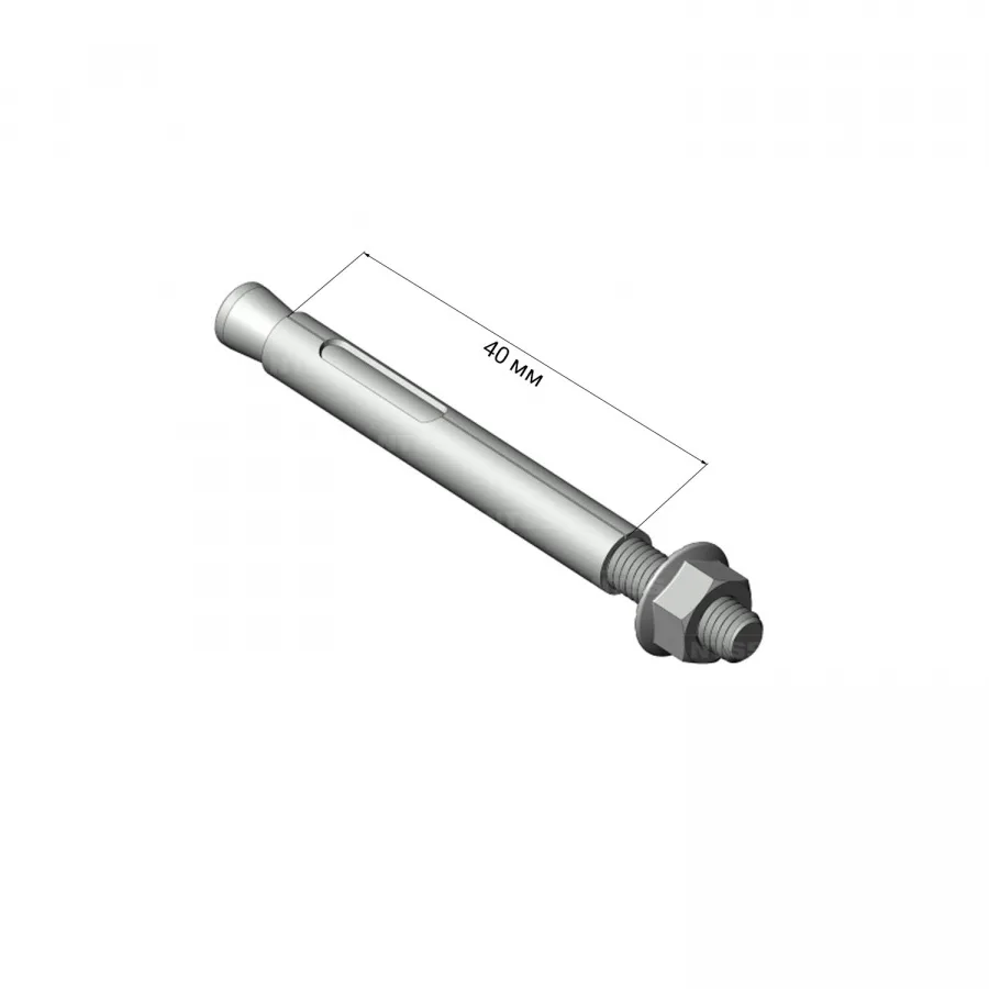 Болт анкерный с гайкой NTSS М6/8х40