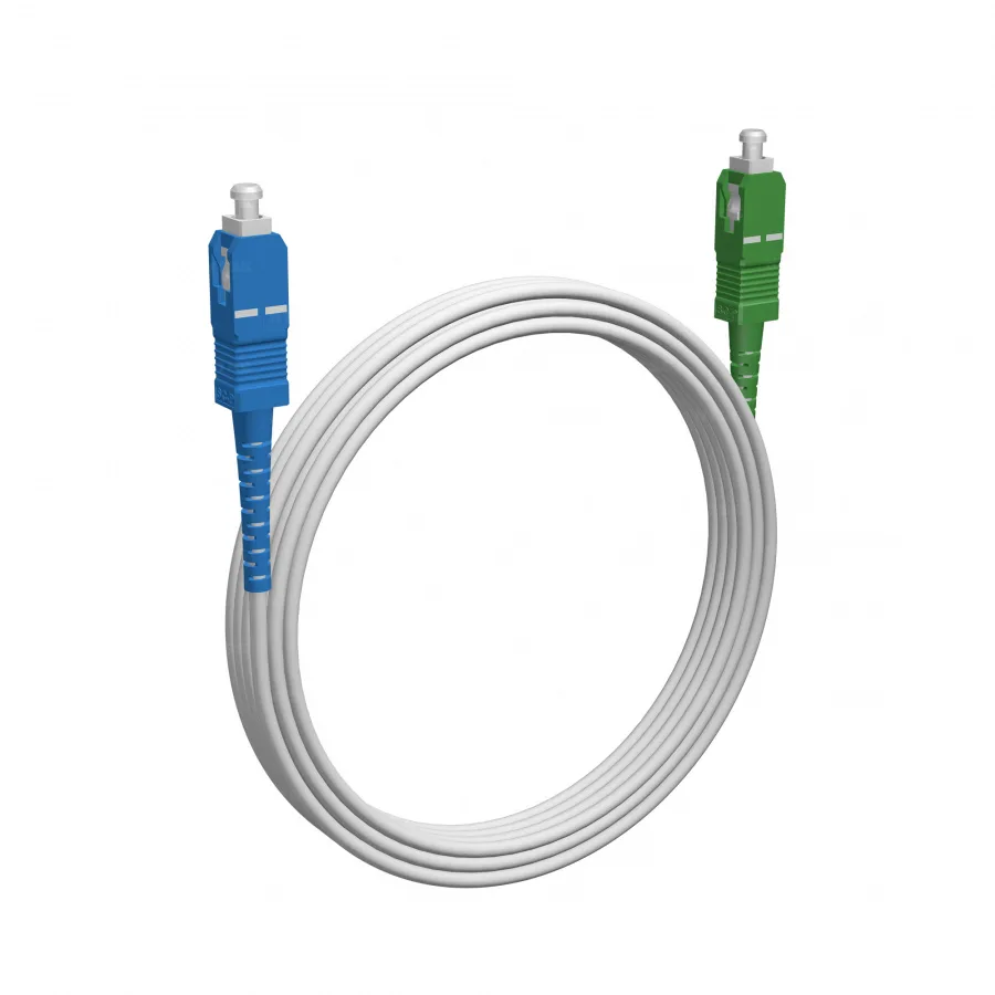 Шнур оптический NTSS spc SC/UPC-SC/APC G.657A2 9/125 2.0мм 5м LSZH (патч-корд)