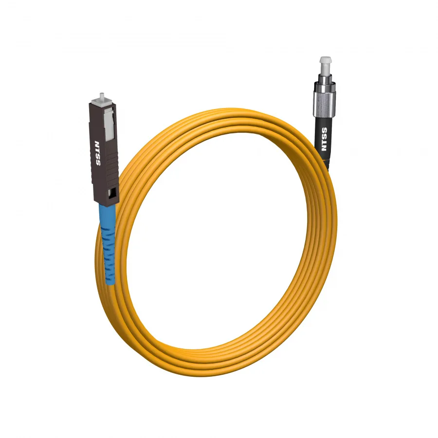 Шнур оптический NTSS spc MU/UPC-FC/UPC 9/125 2.0мм 5м LSZH (патч-корд)