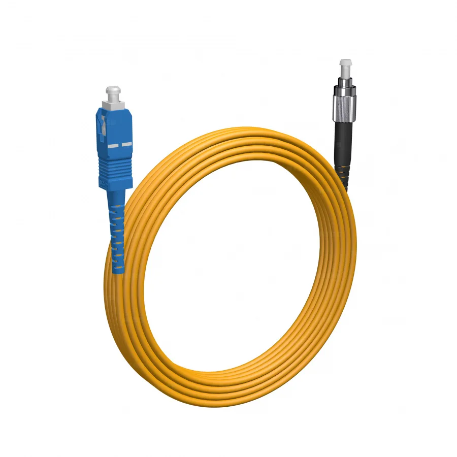 Шнур оптический NTSS spc SC/UPC-FC/UPC 9/125 2.0мм 25м LSZH (патч-корд)