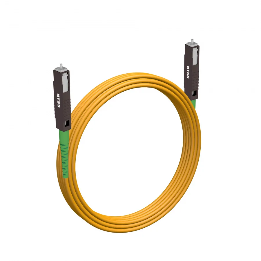 Шнур оптический NTSS spc MU/APC-MU/APC 9/125 2.0мм 5м LSZH (патч-корд)