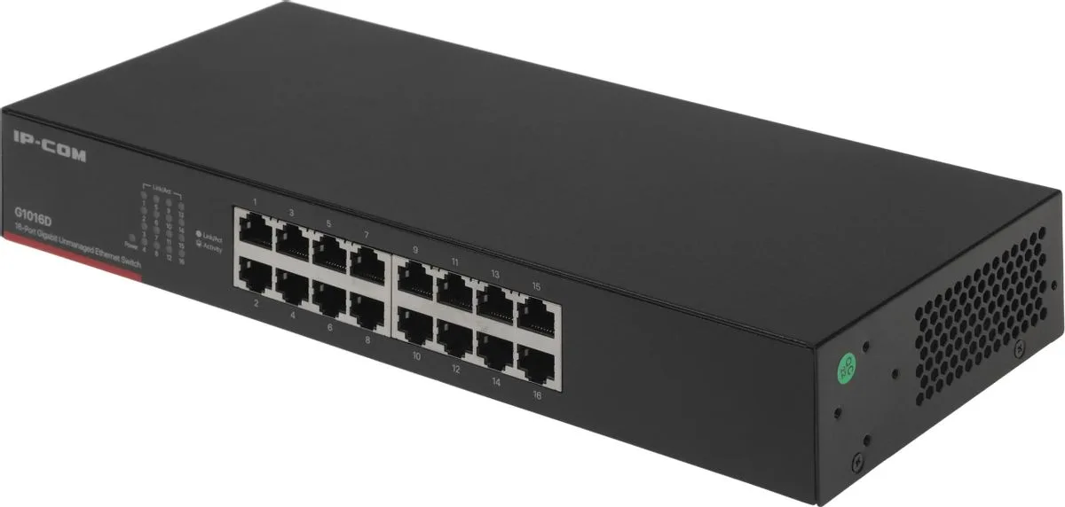 G1016D 16-ти портовый гигабитный неуправляемый коммутатор IP-COM