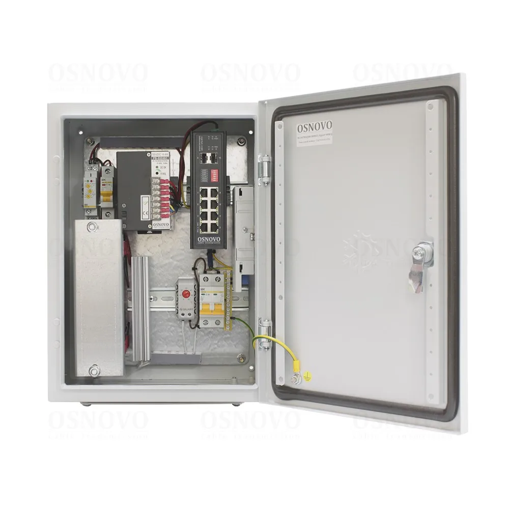 OS-34TB1(SW-80802/I(port 90W)) Уличный коммутатор на 10 портов OSNOVO